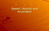 Speed, Velocity and Acceration. How Fast? Suppose you recorded two joggers on a distance-time graph. How could you tell the two joggers apart on the graph?