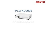 PLC-XU3001 SANYO Sales & Marketing Europe GmbH. Copyright© SANYO Electric Co., Ltd. All Rights Reserved 2011 2 Technical Specifications Model: PLC-XU3001.