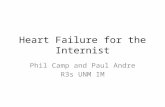 Heart Failure for the Internist Phil Camp and Paul Andre R3s UNM IM.