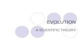 EVOLUTION A SCIENTIFIC THEORY. I. The History Carl Linneaus (18 th century)– The father of taxonomy. Used binomial nomenclature, came up with the hierarchical.