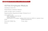 457(b) Employee Module Catalogue code: B15 Presentation or Module? Module Slide numbers: B15-1 to B15-5 Registered/Non-Registered Usage: Allowed for all.
