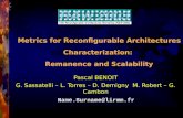 Metrics for Reconfigurable Architectures Characterization: Remanence and Scalability Pascal BENOIT G. Sassatelli – L. Torres – D. Demigny M. Robert – G.