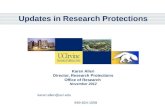 Updates in Research Protections Karen Allen Director, Research Protections Office of Research November 2012 karen.allen@uci.edu 949-824-1558.
