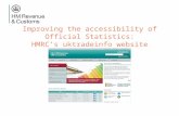 Improving the accessibility of Official Statistics: HMRC’s uktradeinfo website.