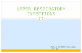 UPPER RESPIRATORY INFECTIONS Adult Health Nursing 7 th Ed.