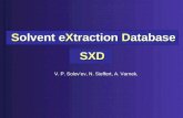 SXD SXD Solvent eXtraction Database Solvent eXtraction Database V. P. Solov’ev, N. Sieffert, A. Varnek,