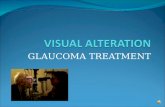 GLAUCOMA TREATMENT Glaucoma Drug Therapy Purpose: - constrict the pupil -reduce production or increase absorption of aqueous humor DRUGS Prostaglandin.