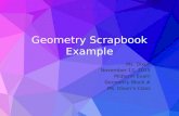 Geometry Scrapbook Example Ms. Dixon November 12, 2015 Midterm Exam Geometry Block # Ms. Dixon’s Class.