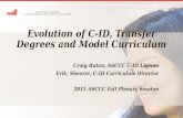 Evolution of C-ID, Transfer Degrees and Model Curriculum Craig Rutan, ASCCC C-ID Liaison Erik, Shearer, C-ID Curriculum Director 2015 ASCCC Fall Plenary.