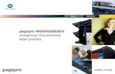 Pagepro 4650EN/5650EN workgroup monochrome laser printers.