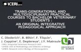 TRANS-GENERATIONAL AND MULTIDISCIPLINARY PRACTICAL COURSES TO BACHELOR VETERINARY STUDENTS : AN ORIGINAL INTEGRATIVE PEDAGOGICAL APPROACH C. Diederich.