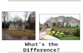 What’s the Difference?. Introduction to Landscape Design.