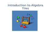 Introduction to Algebra Tiles. There are 3 types of tiles...