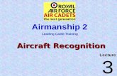 Aircraft Recognition Lecture Leading Cadet Training Airmanship 2 3.