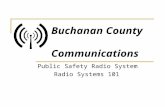 Buchanan County Communications Public Safety Radio System Radio Systems 101.