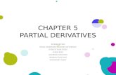 CHAPTER 5 PARTIAL DERIVATIVES INTRODUCTION SMALL INCREMENTS & RATES OF CHANGE IMPLICIT FUNCTIONS CHAIN RULE JACOBIAN FUNCTION HESSIAN FUNCTION STATIONARY.