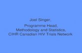 Joel Singer, Programme Head, Methodology and Statistics, CIHR Canadian HIV Trials Network.