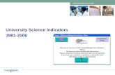 INFORMATION SOLUTIONS University Science Indicators 1981-2006.