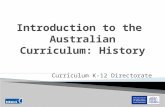 Curriculum K-12 Directorate. A period of public consultation, with the opportunity to provide feedback on the draft Australian Curriculum in English,