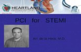PCI for STEMI Ari de la Hera, M.D..