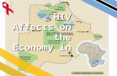 HIV Affects on the Economy in. Epidemic lead to the loss of parents and productive citizens AIDS related financial hardships for families Loss of income.