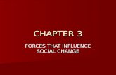 CHAPTER 3 FORCES THAT INFLUENCE SOCIAL CHANGE. CHAPTER 3 - KEY TERMS Anomie Anomie Alienation Alienation Income Inequality Income Inequality Systematic.