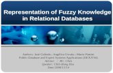 Representation of Fuzzy Knowledge in Relational Databases Authors: José Galindo ; Angélica Urrutia ; Mario Piattini Public:Database and Expert Systems.