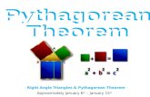 - Right Angle Triangles & Pythagorean Theorem - Approximately January 6 th – January 15 th.