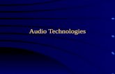 Audio Technologies. Waveform The image of the oscillation Amplitude= the height or depth of the signal from the time baseline Frequency= number of wave.