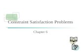 Constraint Satisfaction Problems Chapter 6. Outline CSP? Backtracking for CSP Local search for CSPs Problem structure and decomposition.