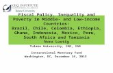 Fiscal Policy, Inequality and Poverty in Middle- and Low-income Countries: Brazil, Chile, Colombia, Ethiopia, Ghana, Indonesia, Mexico, Peru, South Africa.
