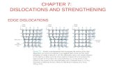 CHAPTER 7: DISLOCATIONS AND STRENGTHENING EDGE DISLOCATIONS.