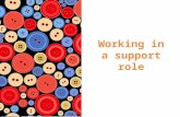 Working in a support role. What’s in a name?  Teaching Assistant (TA)  Teacher’s Aide  Education Support Officer  Support Worker  Special Aide (C)