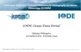 Third Session of the Joint WMO-IOC Technical Commission for Oceanography and Marine Meteorology (JCOMM) Marrakech, Morocco, 4-11 November 2009 IODE Ocean.