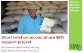 Sesame Business Network Ethiopia Short brief on second phase SBN support project SBN national stakeholder meeting, Addis Ababa, December 17 th 2015.