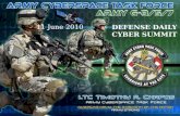 AGENDAAGENDA  Army Cyberspace Task Force  Army Forces Cyber Command (ARFORCYBER)  Network Enterprise  Concept Capability Plan 211 June 2010 AMERICA'S.