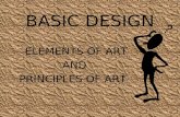 BASIC DESIGN ELEMENTS OF ART AND PRINCIPLES OF ART.
