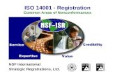 ISO 14001 - Registration Common Areas of Nonconformances.