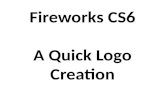 Fireworks CS6 A Quick Logo Creation. Step 1- Launch Fireworks CS6 300 x 200 Pixels.