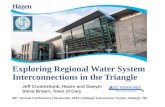 Exploring Regional Water System Interconnections in the Triangle 95 TH Annual Conference | November 2015 | Raleigh Convention Center, Raleigh, NC Jeff.