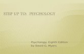 Psychology, Eighth Edition by David G. Myers Psychology’s roots Early Science Contemporary Psychology Subfields Study Skills.