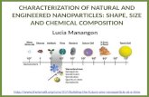 CHARACTERIZATION OF NATURAL AND ENGINEERED NANOPARTICLES: SHAPE, SIZE AND CHEMICAL COMPOSITION Lucia Manangon .