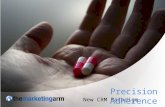New CRM Paradigm Precision Adherence. Patients don’t take their drugs 32 million Americans use three or more medicines daily. 75% of adults are non-adherent.