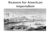 Reasons for American Imperialism. America: What is different?
