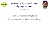 Arizona Space Grant Symposium April 19, 2008 SWE Imaging Payload Command and Data Handling Jordan Cluster.