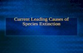 Current Leading Causes of Species Extinction. Holocene Extinction Event ???