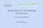 Association of Accounting Technicians Portfolio Building 1 Introduction.