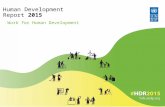Work for Human Development Human Development Report 2015.