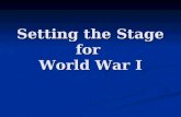 Setting the Stage for World War I. Bell Ringer What unites people? What unites people? What divides people? What divides people? What causes alliances.
