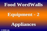 © SSER Ltd. Food WordWalls Appliances Equipment - 2.